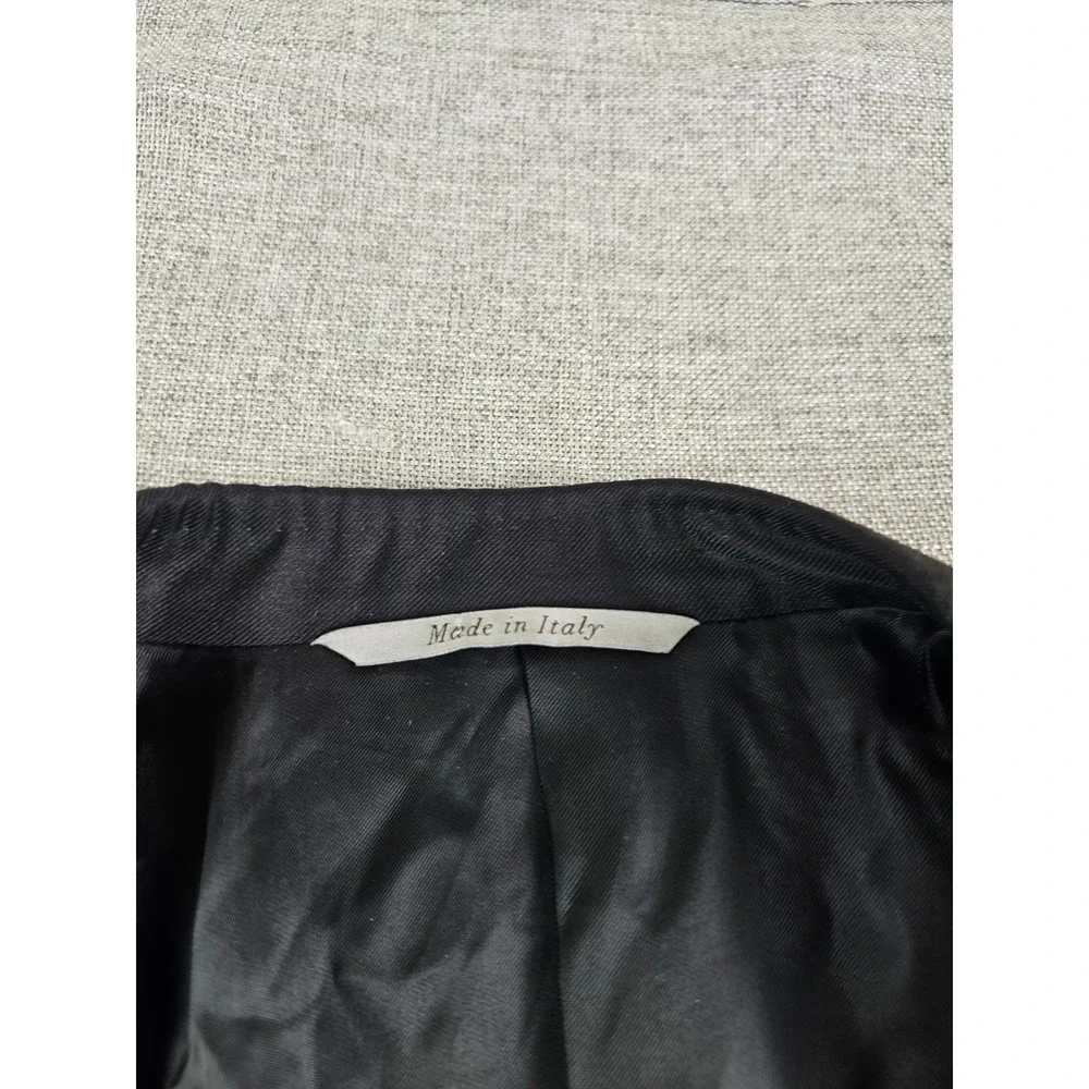 Canali 1934 Blazer Mens 46 R Black Wool Suit Jacket Designer Italy